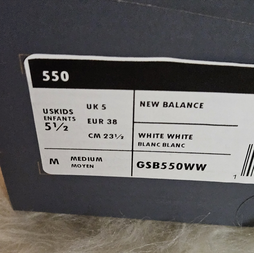 GS NEW BALANCE 550 WHITE - Picture 4 of 8